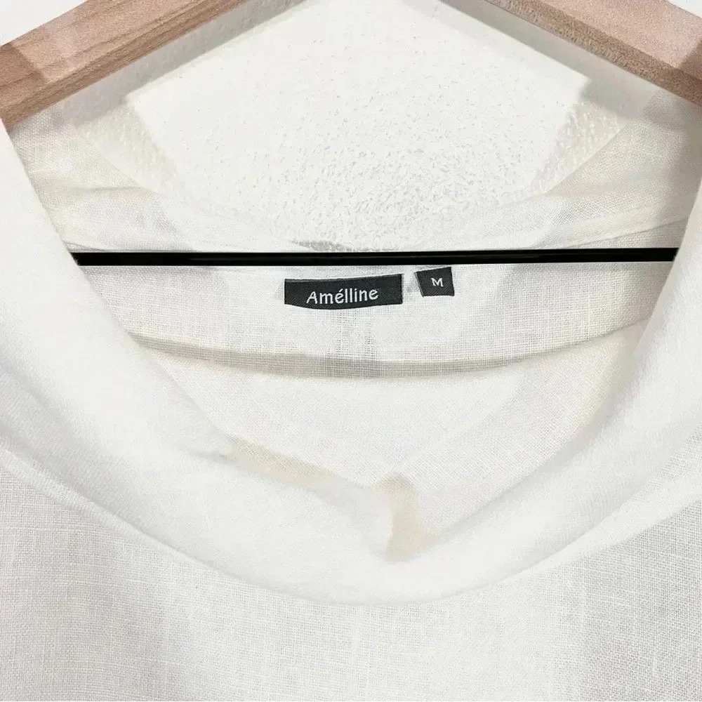 Amelline Linen Top - Picture 2 of 9